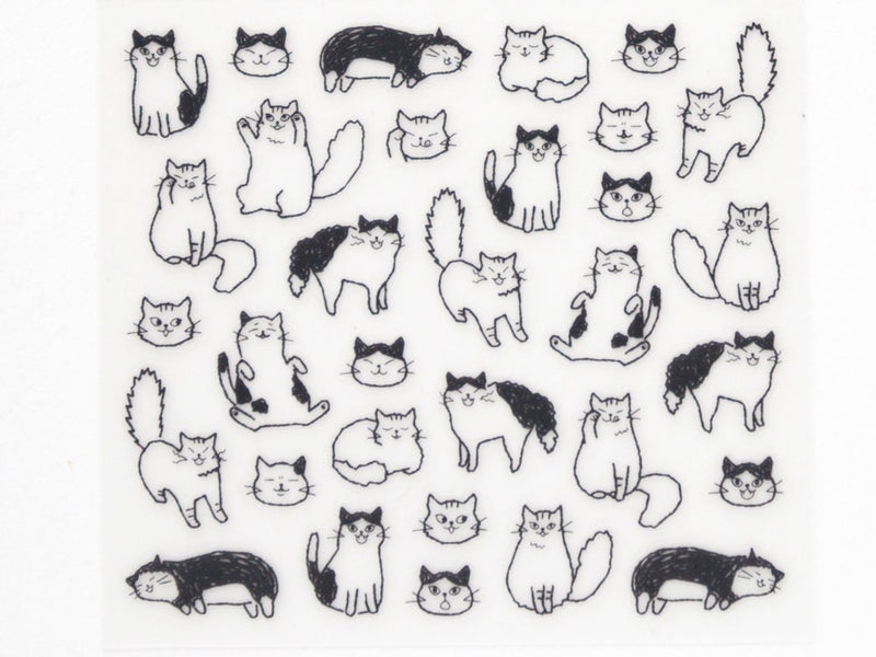 Schedule stickers -talkative cats-