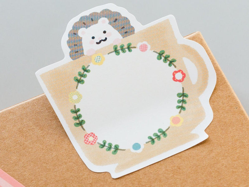 Die-cut Sticky Notes -hedgeho-