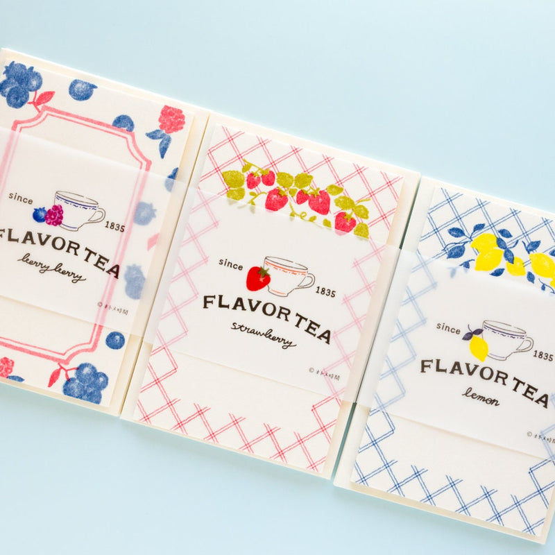 Washi mini letter set -flavor tea lemon-