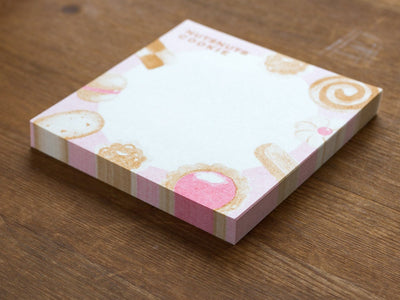 Japanese washi notes in a box -nuts nuts cookie-