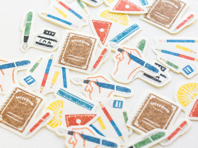 Washi flake stickers -stationery-