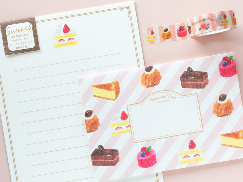 Washi letter set -cake-