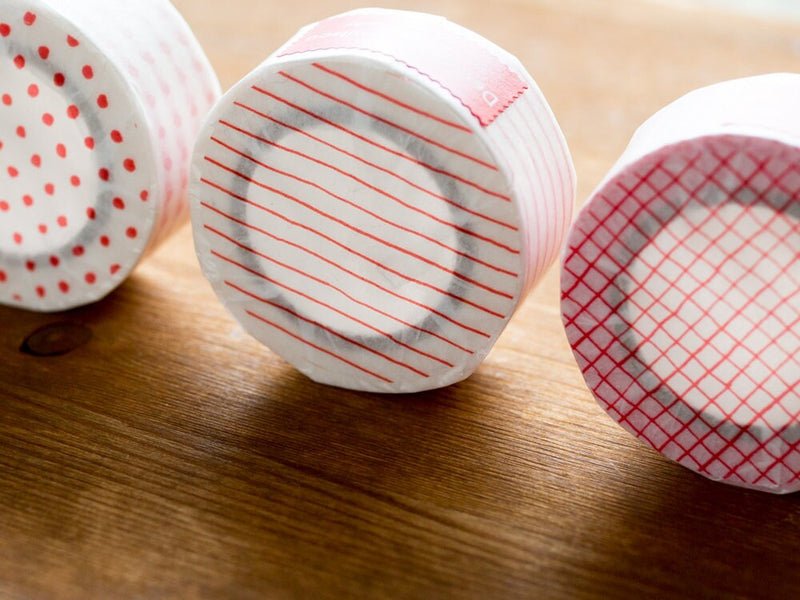 Classiky washi tape -red line-  / Item No 45634-03 /