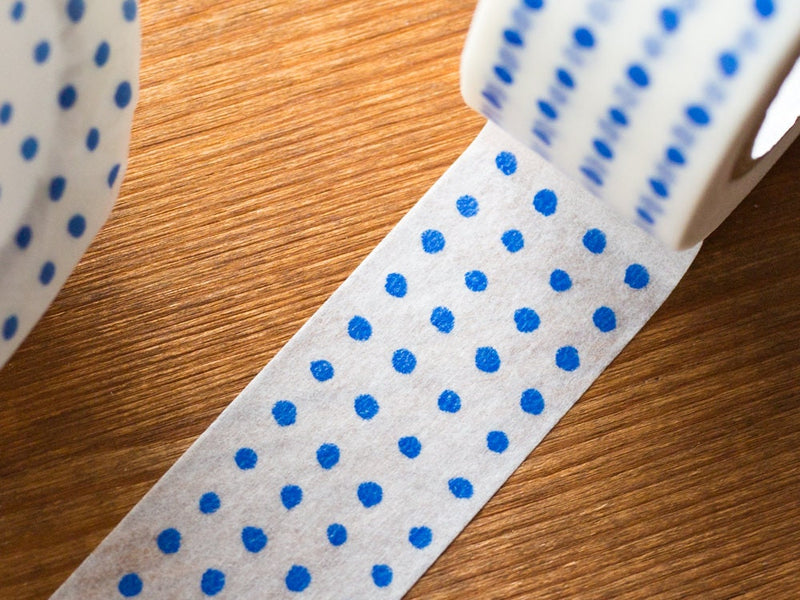 Classiky washi tape -blue dots- / No 45634-02 /