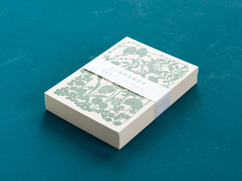 Classiky LetterPress thick message card -road side-