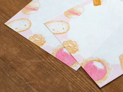 Japanese washi notes in a box -nuts nuts cookie-