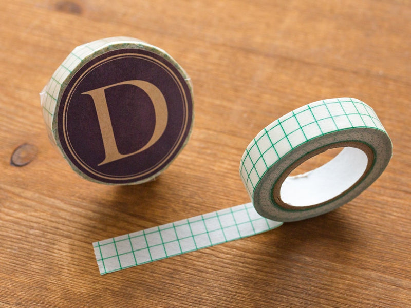 Classiky washi tape -Squared green- / Item No 45019-12 /