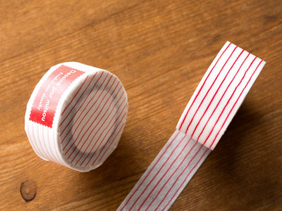 Classiky washi tape -red line-  / Item No 45634-03 /