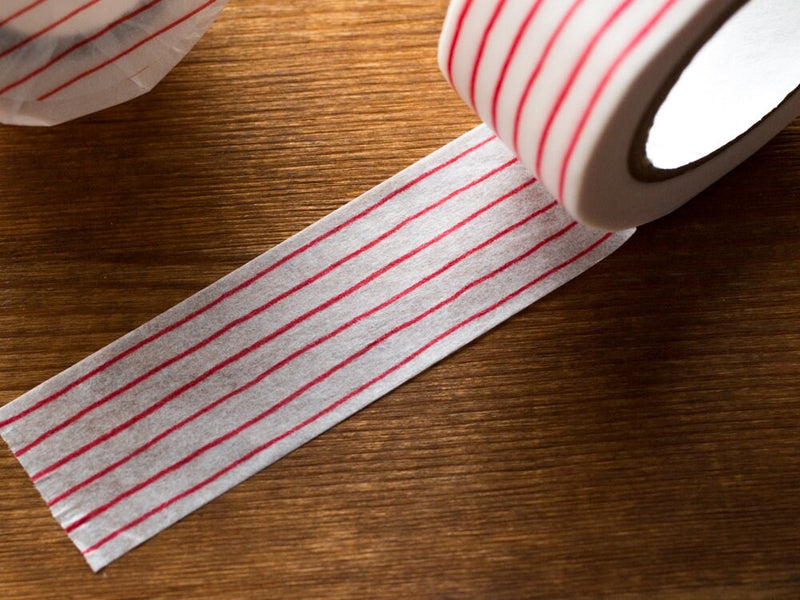 Classiky washi tape -red line-  / Item No 45634-03 /