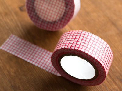 Classiky washi tape -red plaid-  / Item No 45634-05 /