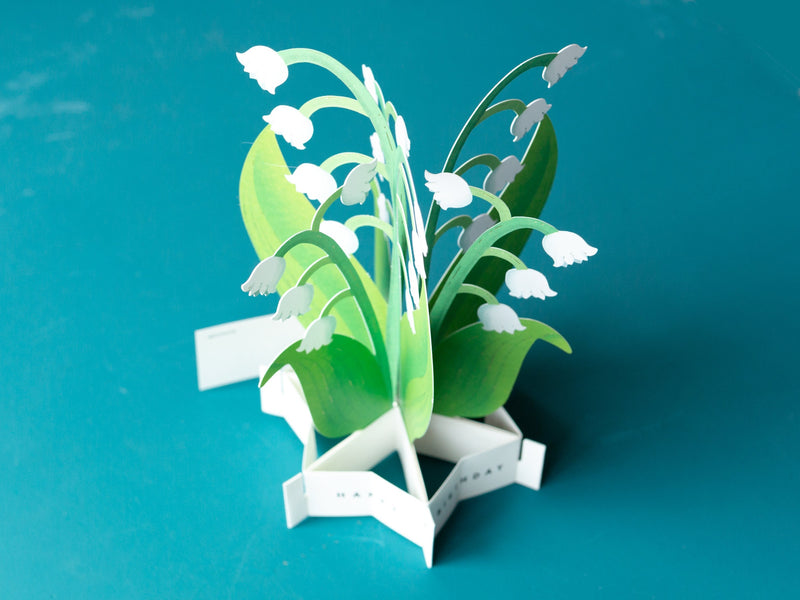 Birthday Blooming card -Lily of the valley-