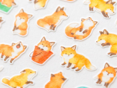 Baby animal sticker -Fox-
