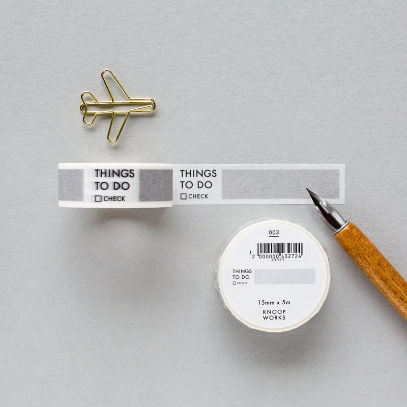Writable-Perforated Washi Tape -Things To Do mini-