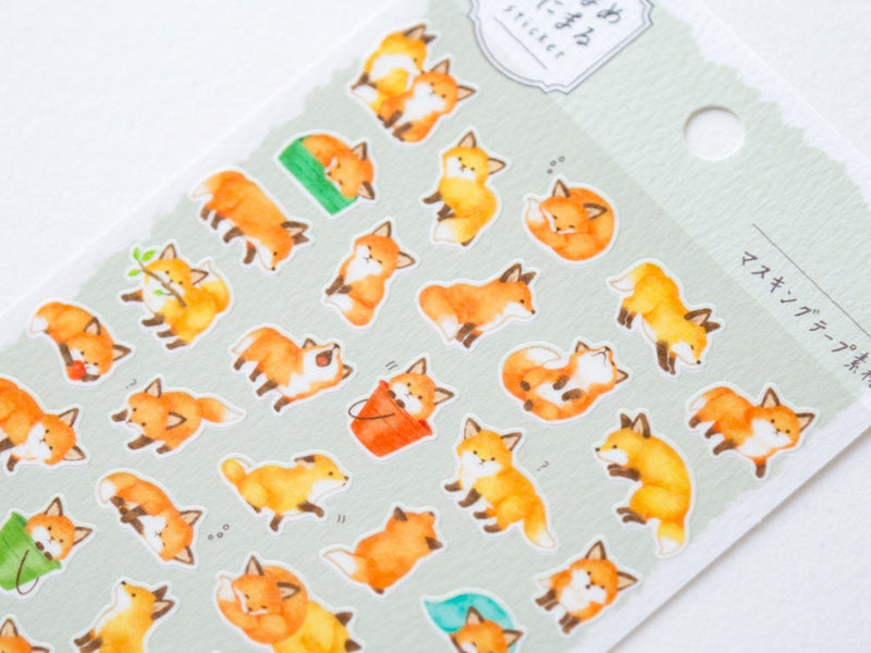 Baby animal sticker -Fox-