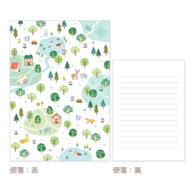 Letter set -Four seasons in the forest "early summer"-