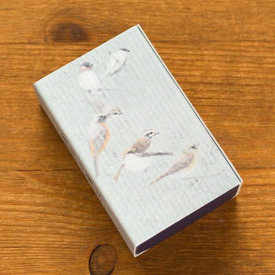 Classiky tiny message card in a matchbox -fairy tale book "sparrow's traveling"-