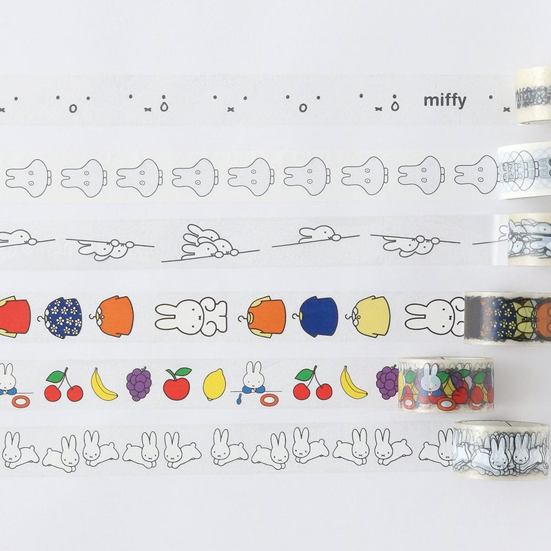 Dick Bruna tearable Clear Masking Tape -play-  ※Miffy doll is not  included※
