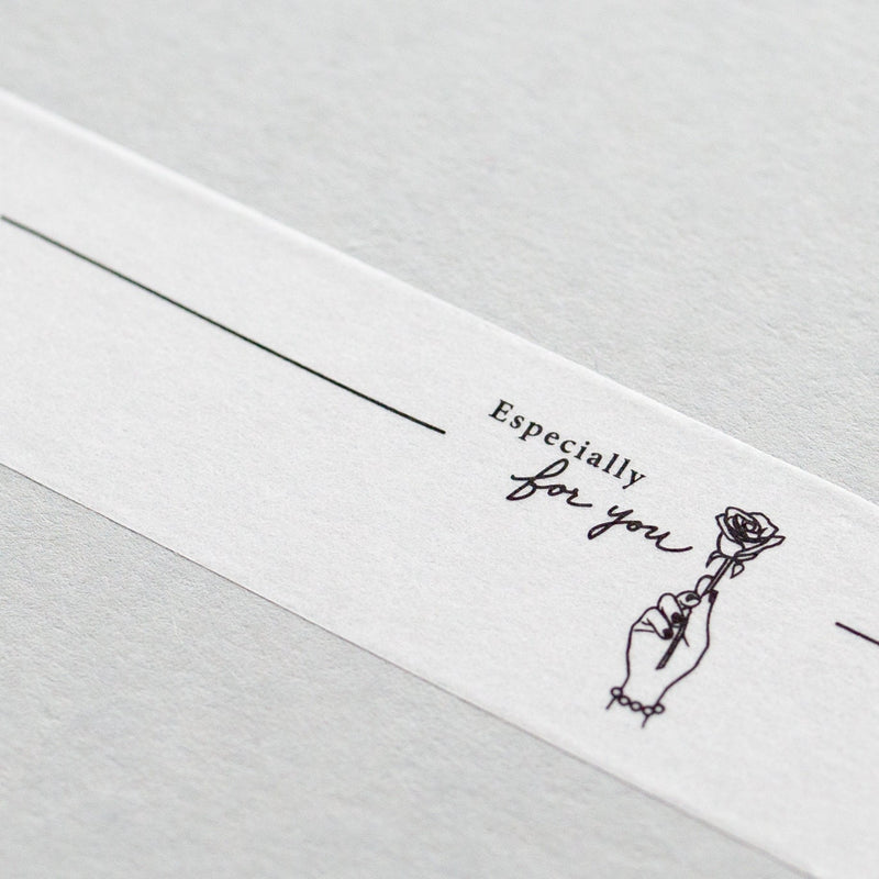 Writable-Perforated Washi Tape -Especially for you-