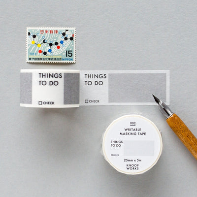 Writable-Perforated Washi Tape -Things To Do-