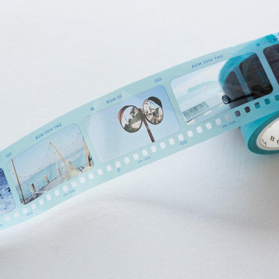 PET Clear tape -photo film "blue"-