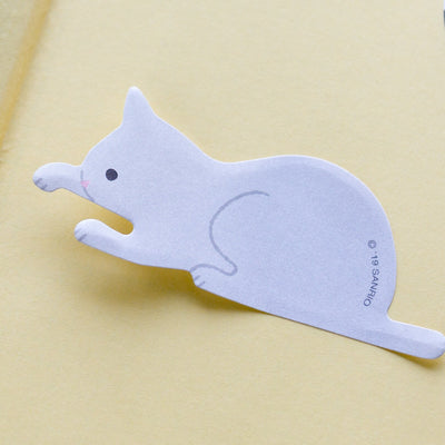Die-cut Sticky Notes -Relaxing cat-