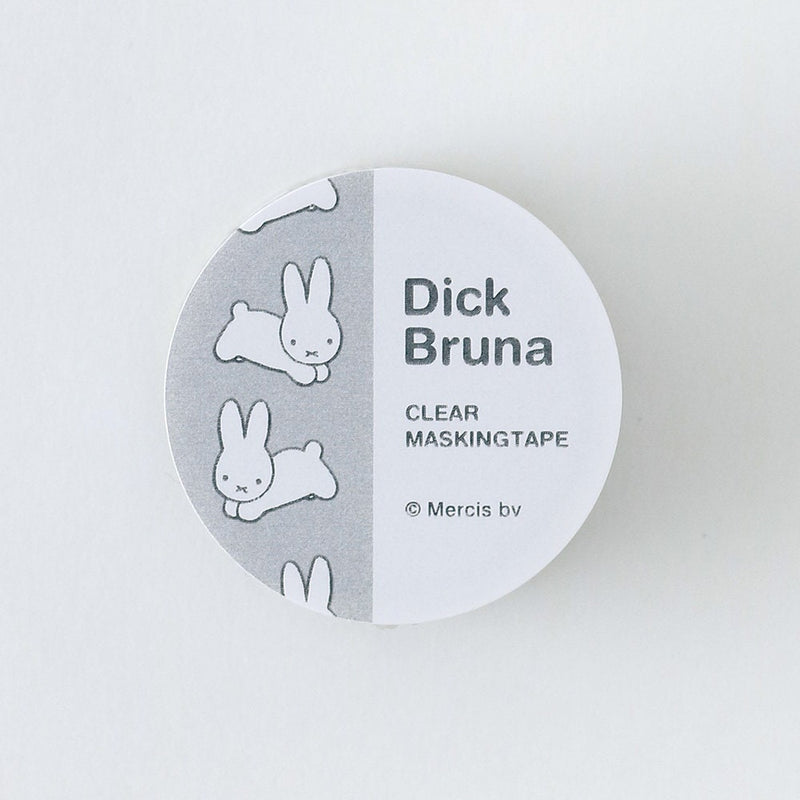 Dick Bruna tearable Clear Masking Tape -rabbit-  ※Miffy doll is not included※