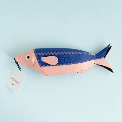 Fish Pen Case -Pink & Purple-