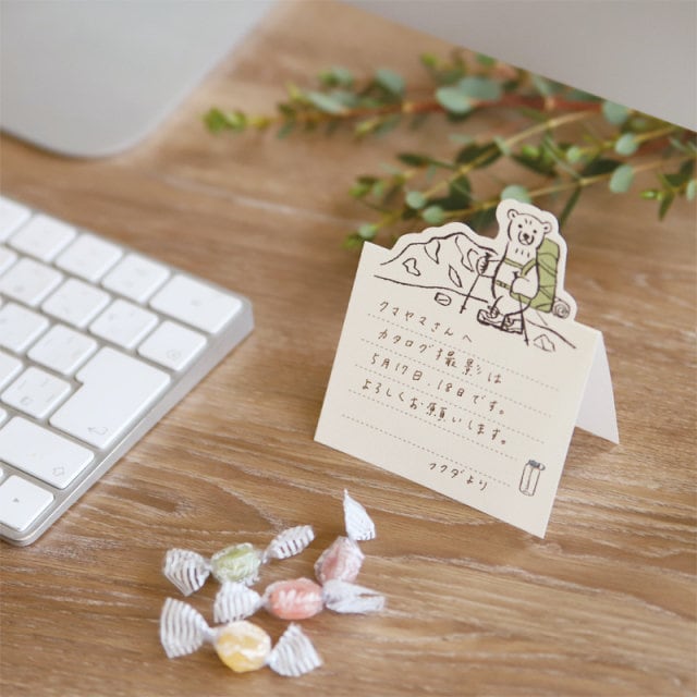 Standing Note Card Standing Notes -owl- – Fantastic Japan