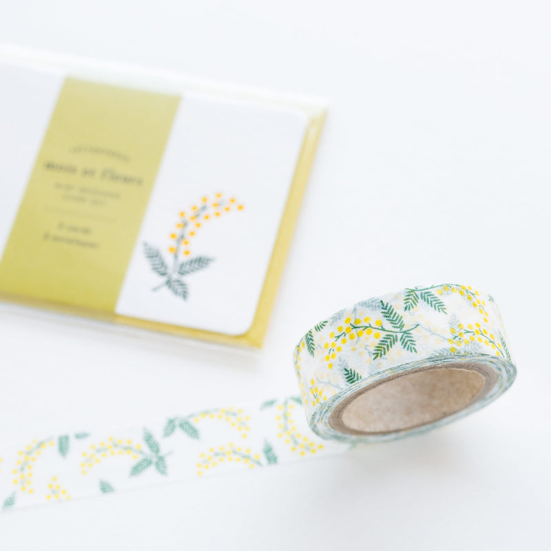 Masking Tape -mois et fleurs "mimosa"-