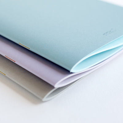 A5 size color notebook -Dot Grid "Purple"-