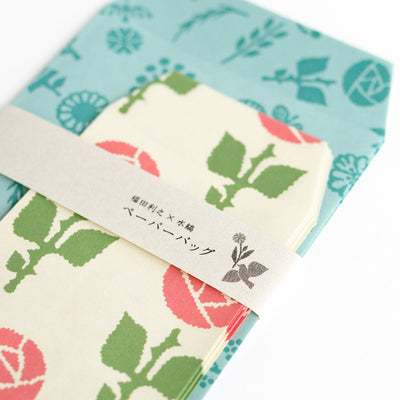 mizushima paper bag -flower-