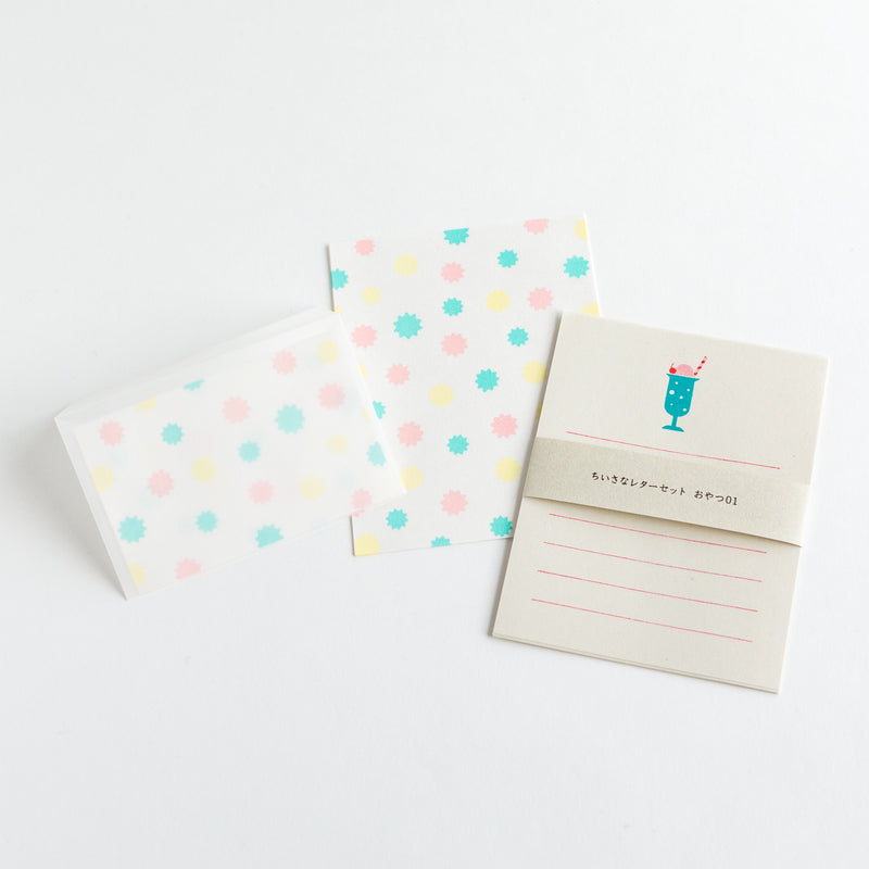 mizushima mini letter set -sweets-
