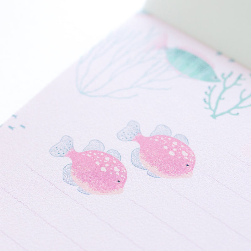 Letter Pad and Envelopes -toropical fish-
