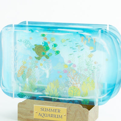 Summer Greeting Card -the sea in the bottle-