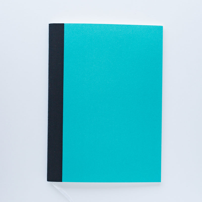 Classiky Thread Stitching Notebook (plain) -turquoise blue-