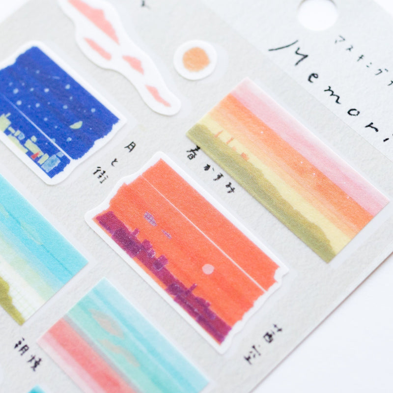 Washi sticker -memories- by  Miki Tamura