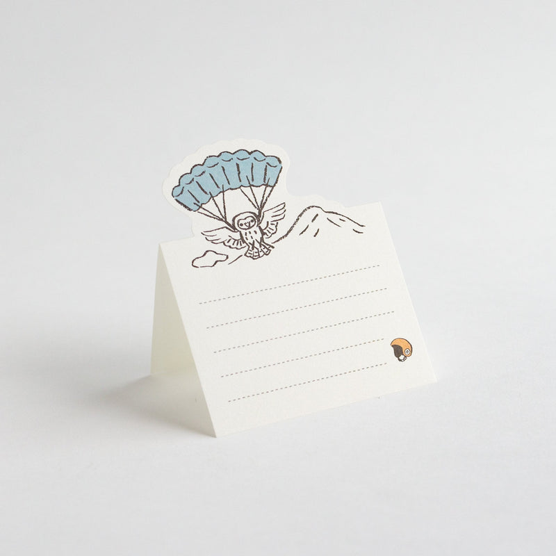 Standing Note Card Standing Notes -owl- – Fantastic Japan