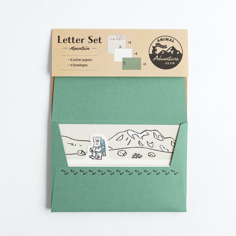 Letter set -Hiking bear-