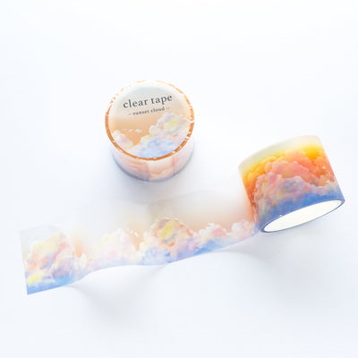 Clear tape -sunset cloud-