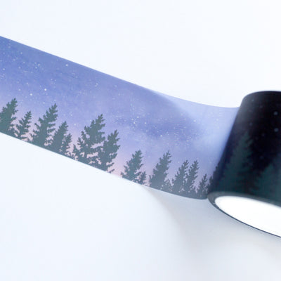 Clear tape -starry forest-
