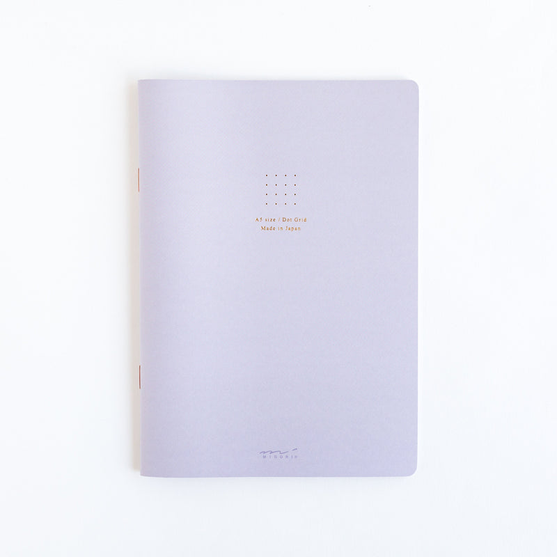 A5 size color notebook -Dot Grid "Purple"-