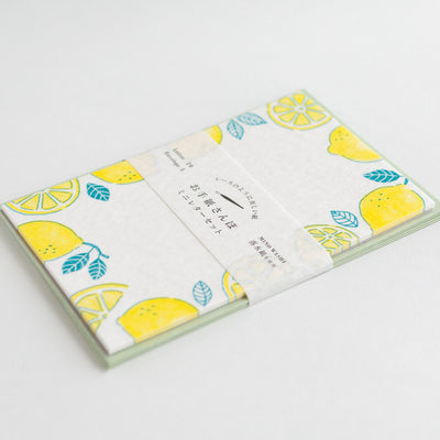 Washi mini letter set -osanpo "lemon"-