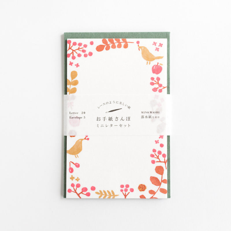 Washi mini letter set -osanpo "autumn"-