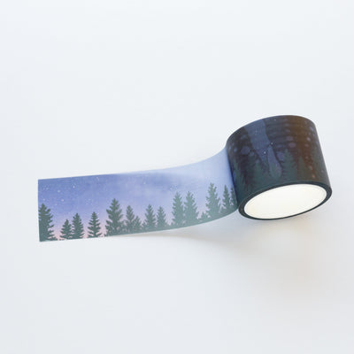 Clear tape -starry forest-