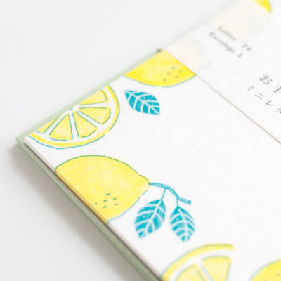 Washi mini letter set -osanpo "lemon"-