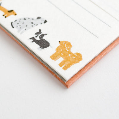 Washi mini letter set -osanpo "dogs"-