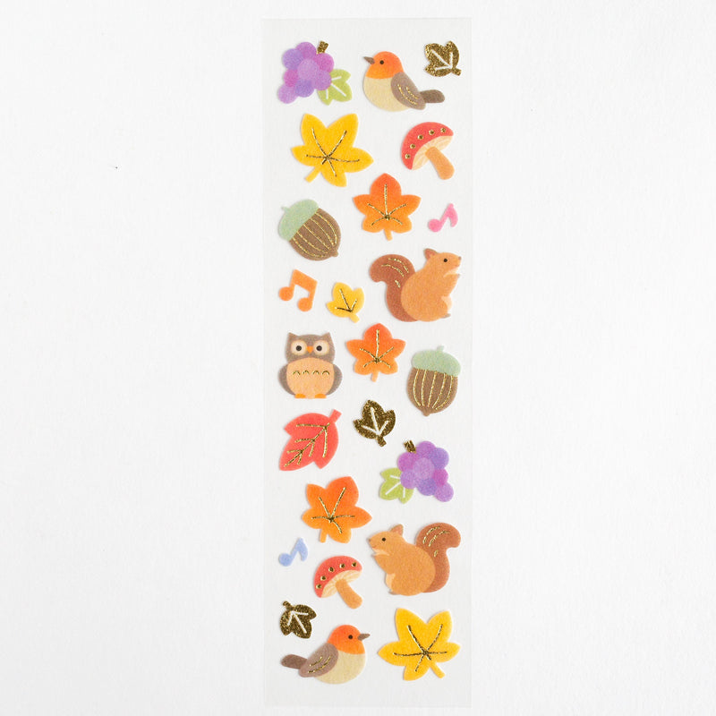 autumn sticker / nonwoven fabric sticker