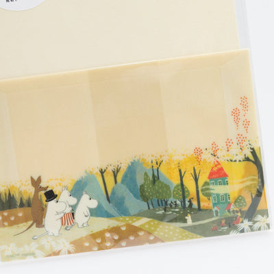 MOOMIN translucent letter set -Moomin Valley-