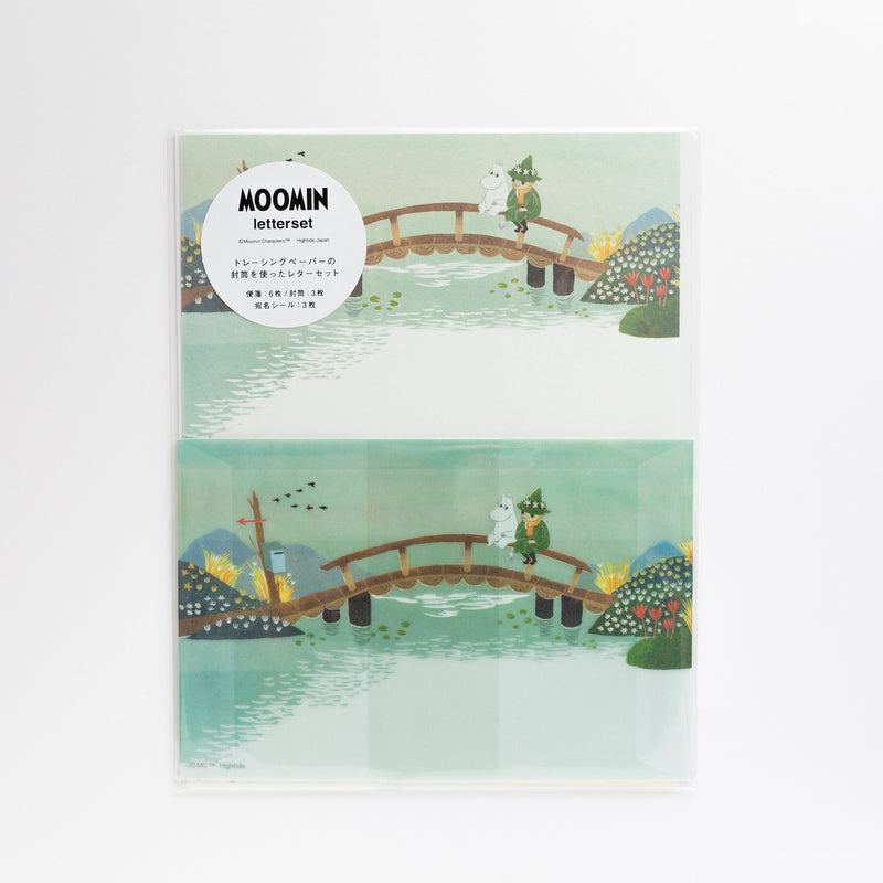 MOOMIN translucent letter set -Moomin and Snufkin-