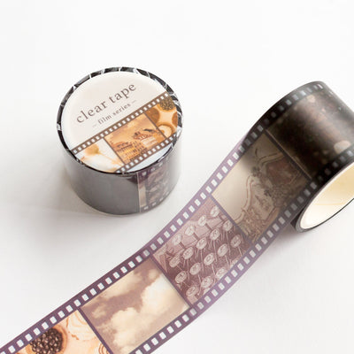 PET Clear tape -film series "brown"-